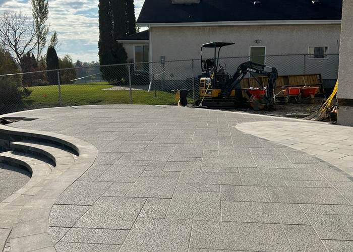 Curved Paver Patio