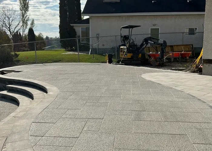 Curved Paver Patio